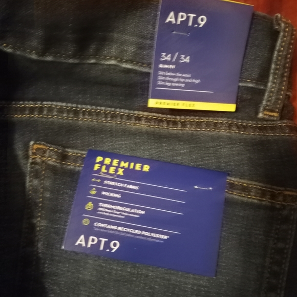 Mens Slim Fit Jeans 34/34 - Picture 2 of 3